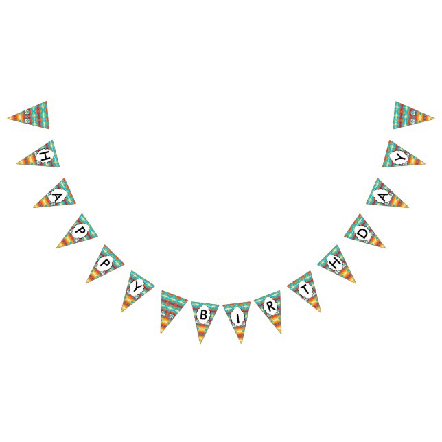 Bandeirinha Linhas de formas tribais (Todos)