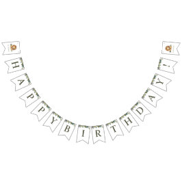 Bandeirinha Lion Wild Um Banner de Bunting Aniversário