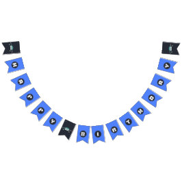 Bandeirinha Little Officer Police Birthday | Personalized 