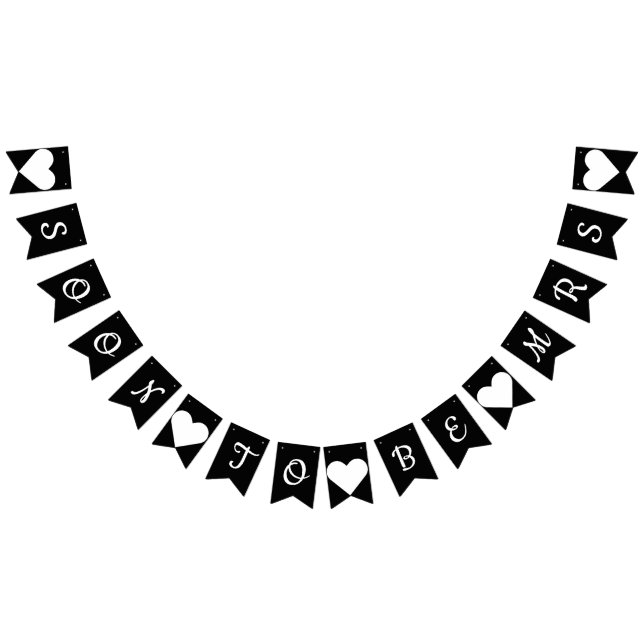 Bandeirinha Logo para ser Sra. Preto & estamenha do branco (Todos)