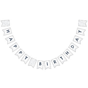 Bandeirinha Lucas Confetti Watercolor Dots Bunting Flag
