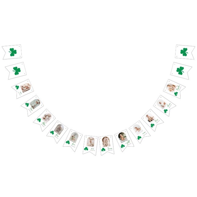 Bandeirinha Lucky One Baby Monthly Milestone Photo  (Todos)