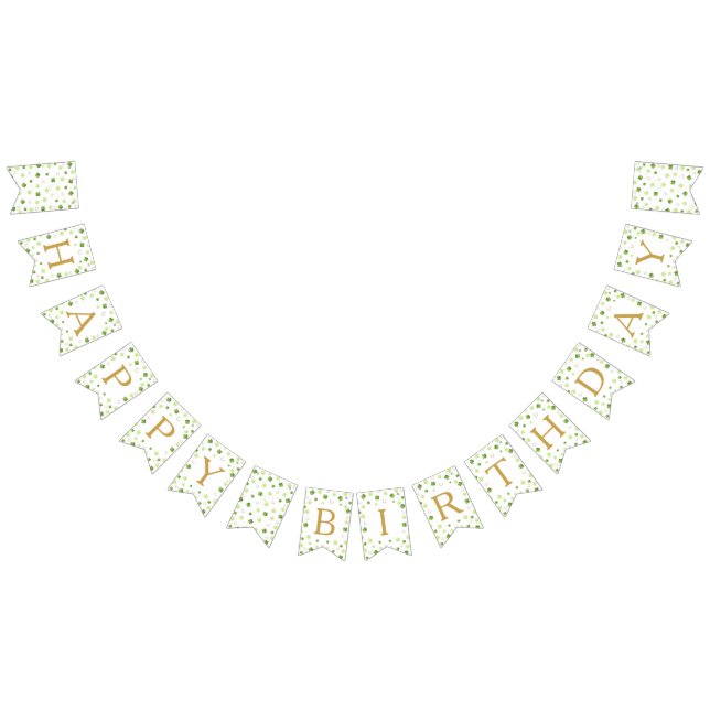 Bandeirinha Lucky One First Birthday Banner (Todos)