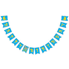 Bandeirinha Lucky One Happy First Birday