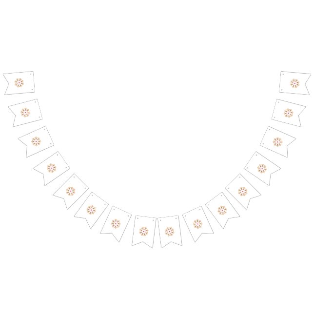 Bandeirinha Mandala Flower Art Impressão | Boho Decor (Todos)