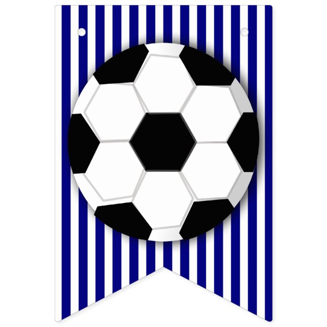 Bandeirinha marinho de festas de futebol (Primeira Bandeira)