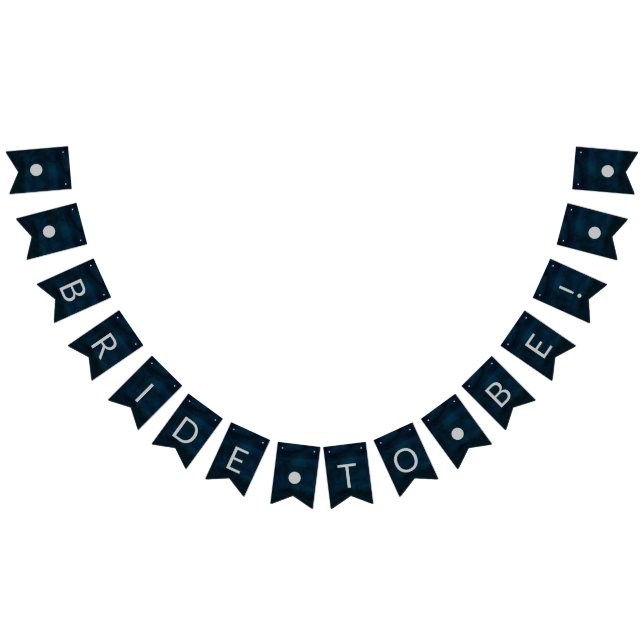 Bandeirinha Marinho Luster Dark Blue Bride para ser Chá de pan (Todos)