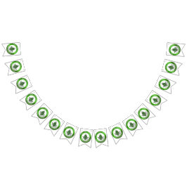 Bandeirinha Masonic Bunting Banner Green