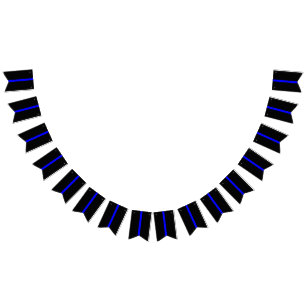 Bandeirinha Memorial de Linha Azul Fino - Símbolo em