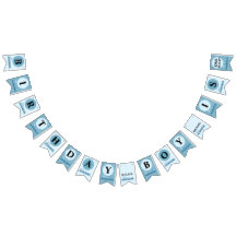 Menino Primeiro Aniversário Trens Azuis