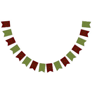 Bandeirinha Morte de Natal Gótica Personalizada