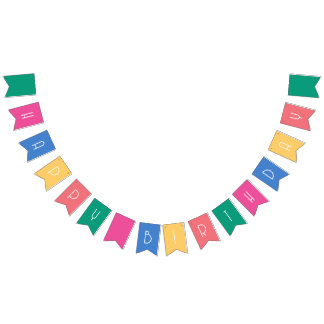 Bandeirinha Multicoloração Brilhante