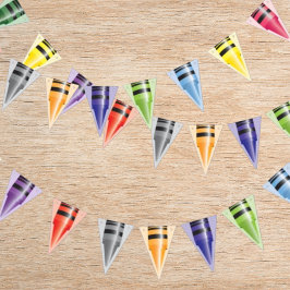 Bandeirinha Multicoloração do Partido do Aniversário de crianç