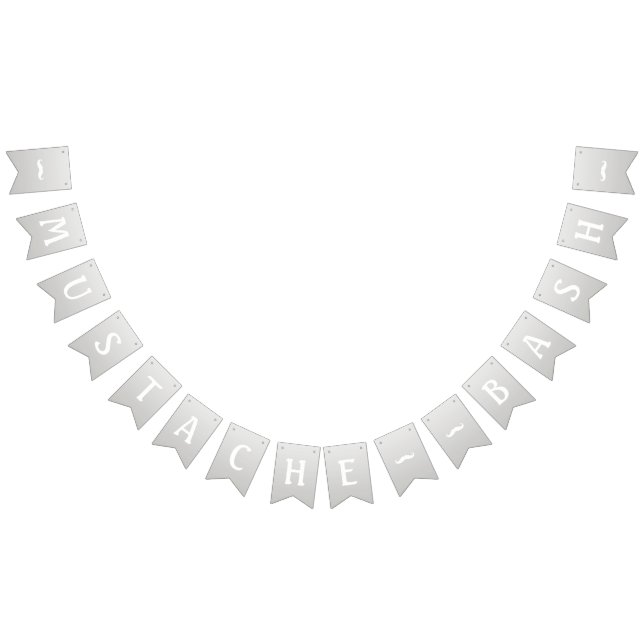 Bandeirinha Mustache Bash (Todos)