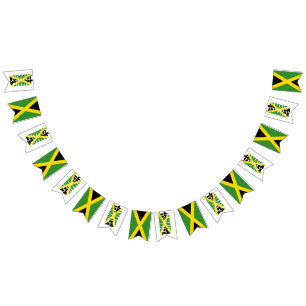 Bandeirinha Na moda JAMAICA Bunting Flags