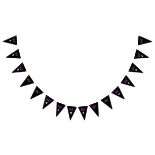 BANDEIRINHA NA MODA MODERNO PERSONALIZÁVEL NEGRO VERIFICADO CO