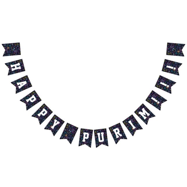 Bandeirinha Neon Purim (Todos)