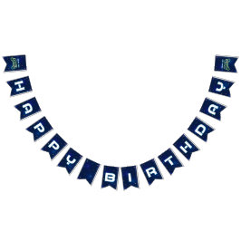 Bandeirinha Neon Video Game Arcade Feliz Aniversário