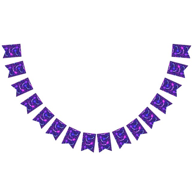 Bandeirinha Neurônios Conectados Neon Roxo (Todos)