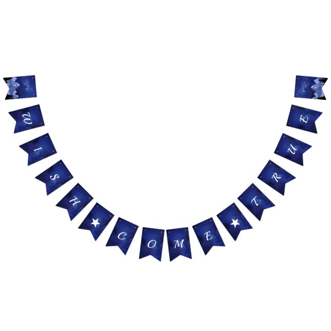 Bandeirinha Noite do Céu Noturno Estrela da Sorte (Todos)