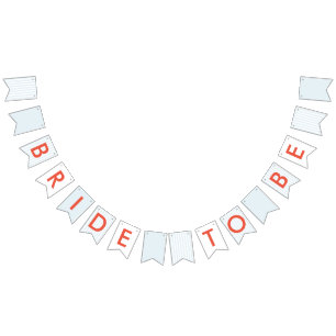 Bandeirinha Noiva A Ser Bachelorette Retro