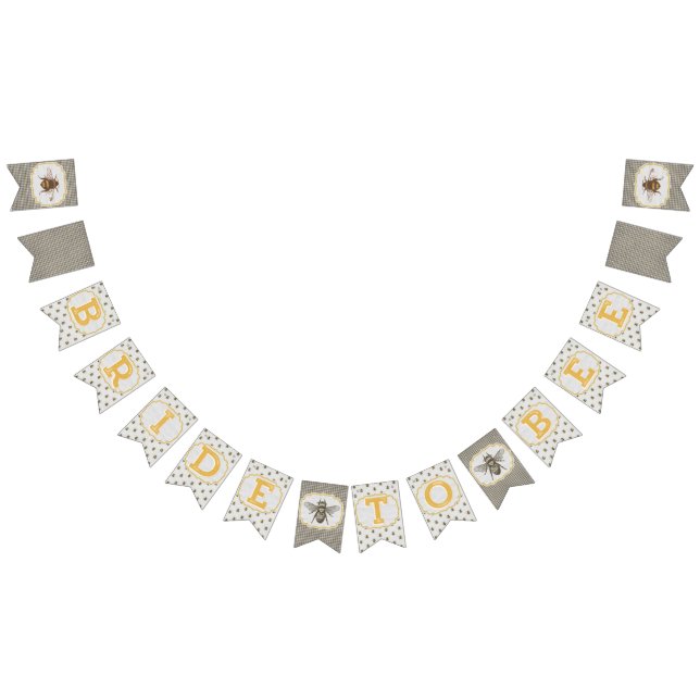 Bandeirinha Noiva - Abelhas negras e brancas extra (Todos)