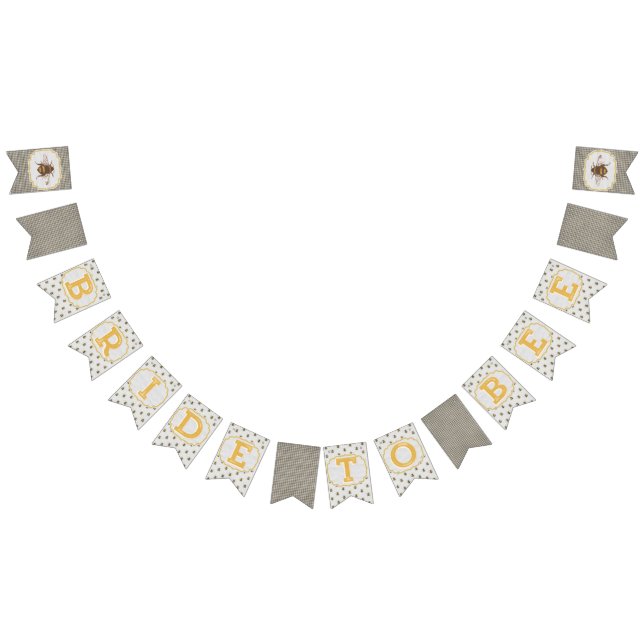 Bandeirinha Noiva - Banner de xadrez preto e branco (Todos)