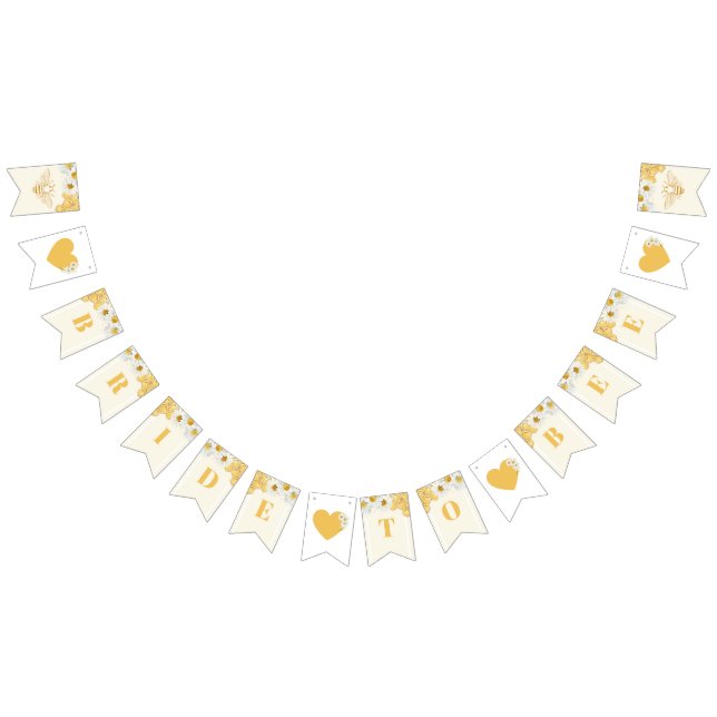 Bandeirinha Noiva De Bebê Bumblebee Querida Chá de panela Boni (Todos)