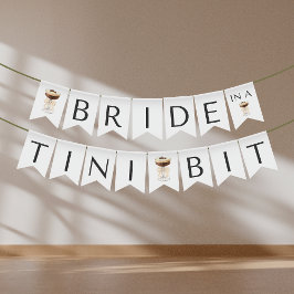 Bandeirinha Noiva num Bit Tini - Espresso Martini Bridal