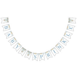 Bandeirinha Nós Podemos Esperar Um Garoto Gêmeo, Bebê.