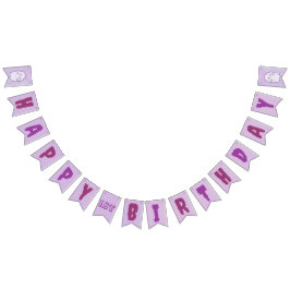 Bandeirinha Nosso pequeno primeiro aniversario de Dia das Brux