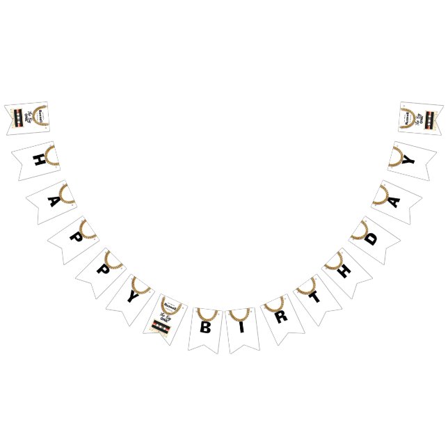 Bandeirinha Notorious One 1st Birthday (Todos)