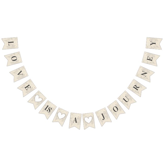 Bandeirinha O amor é o casamento do Chá de panela de Viagem de (Todos)