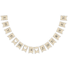 Bandeirinha O amor é o casamento do Viagem da Jornada Mundial