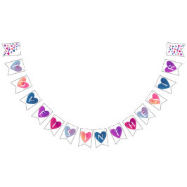 Bandeirinha O amor está na faixa do ar