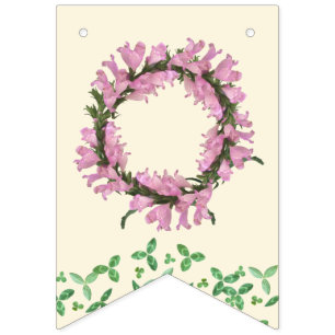 Bandeirinha O amor está no Bloom Banner