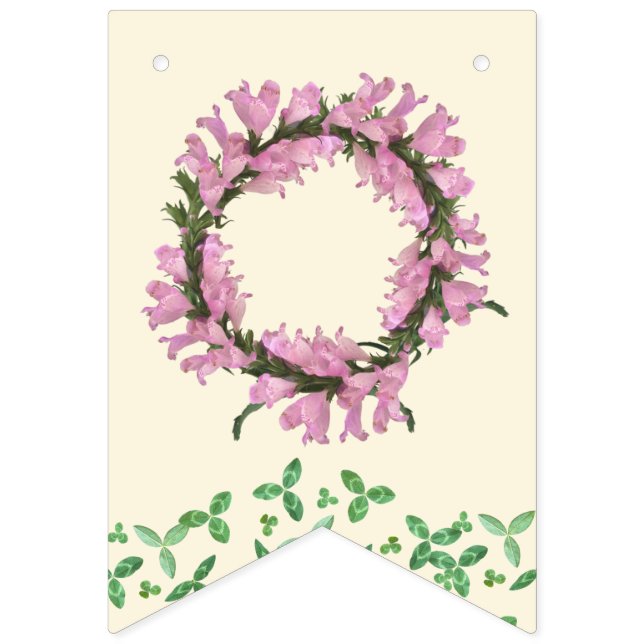 Bandeirinha O amor está no Bloom Banner (Segunda Bandeira)