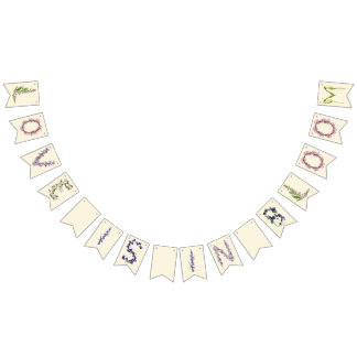 Bandeirinha O amor está no Bloom Banner