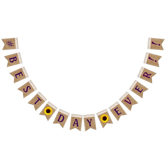 Bandeirinha O dia o mais #Best nunca no olhar dos girassóis e (Todos)