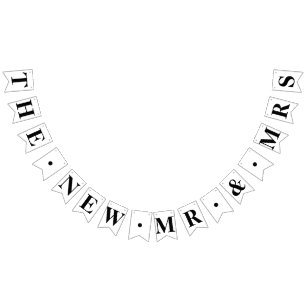 BANDEIRINHA O NOVO SENHOR DEPUTADO E SRA. WEDDING DECOR