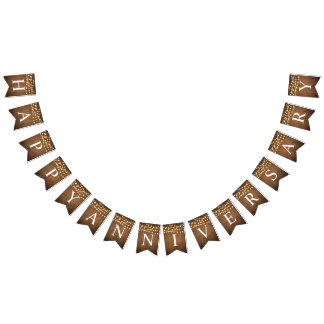 Bandeirinha O partido rústico ilumina a celebração da madeira