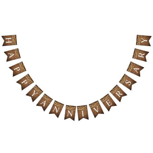 Bandeirinha O partido rústico ilumina a celebração da madeira (Todos)