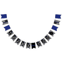 Obrigado Oficiais Polícia fina linha azul