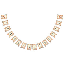 Bandeirinha Obrigado Por Pie Cute Banner De Ação De Graças