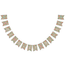 Bandeirinha Oh, Chá de Bebê, Sala de Enfermeira BOHO, Rosa Pen