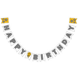 Bandeirinha ONE Happy Dude Birthday Banner