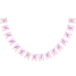 Bandeirinha Ontem Mágico - Arco-Íris Rosa-Arco-Íris