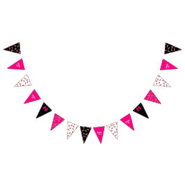 Bandeirinha Oodles Of Poodles (Rosa em Preto) Party