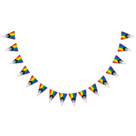 Bandeirinha Orgulho gay de diversidade do arco-íris inclusivo