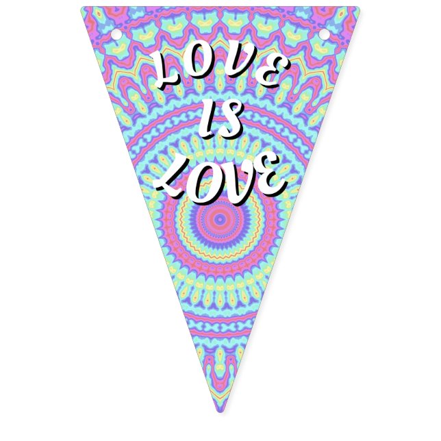 Bandeirinha Orgulho Love Is Love (Primeira Bandeira)